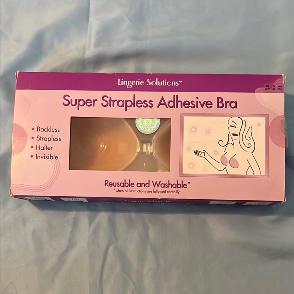 Lingerie Solutions Super Strapless Adhesive Bra